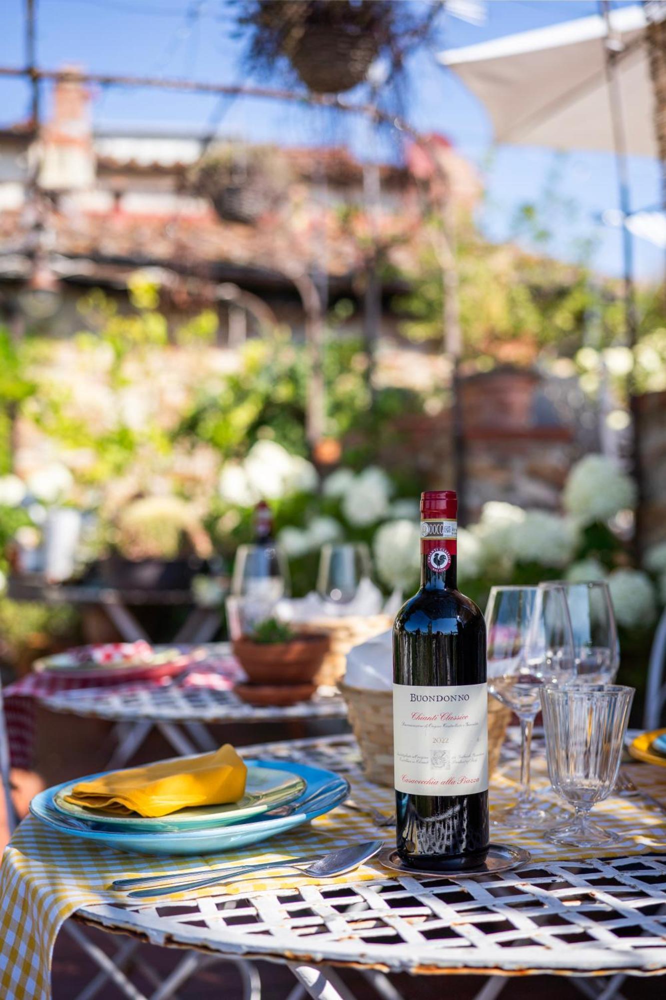 特拉兹德尔池昂提酒店 San Donato in Poggio 外观 照片