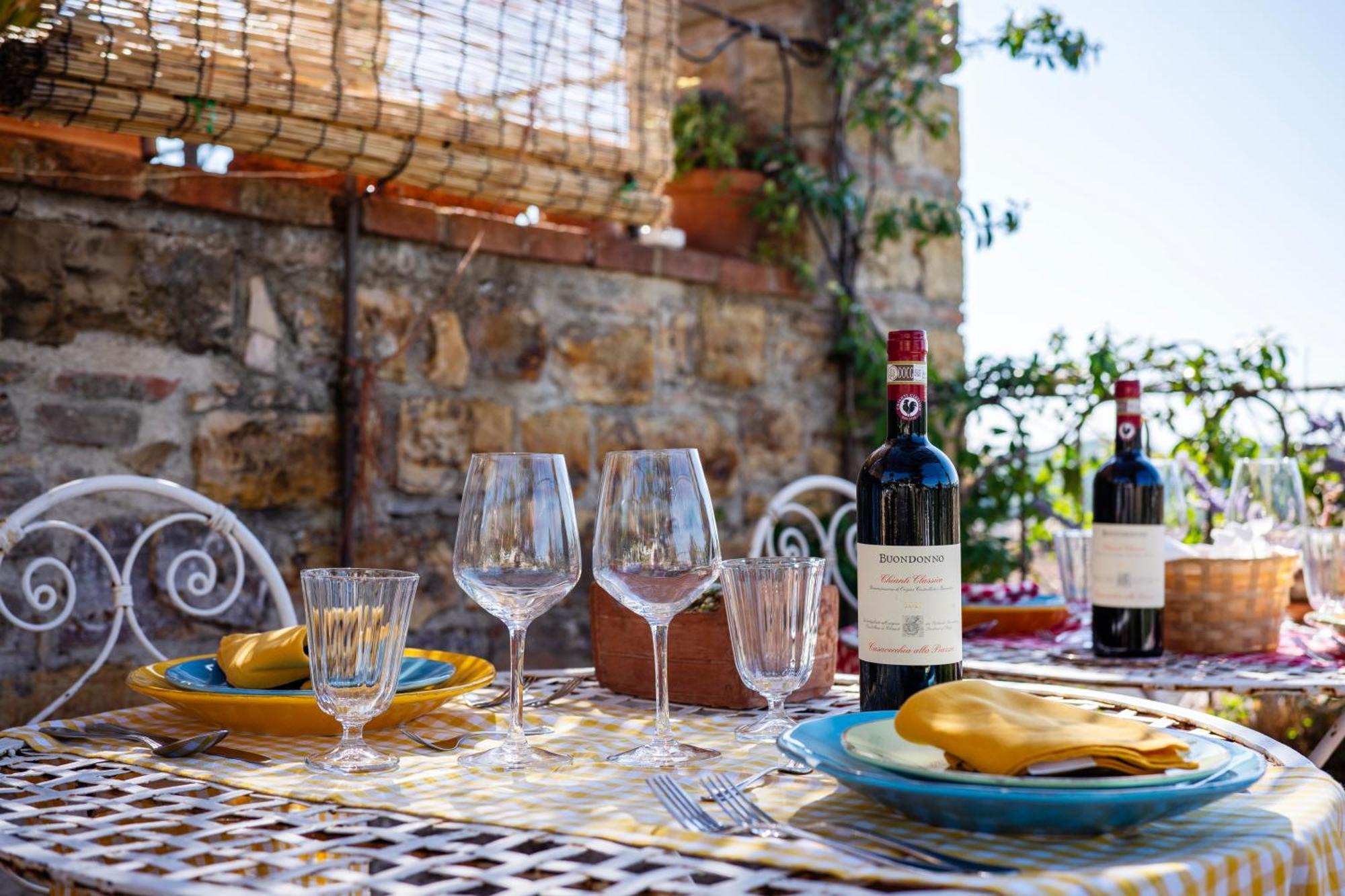 特拉兹德尔池昂提酒店 San Donato in Poggio 外观 照片